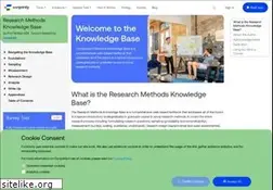 Sites similar to socialresearchmethods.net