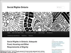 Sites similar to socialrightsontario.ca