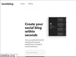 Sites similar to socialsblog.com