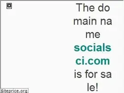 Sites similar to socialsci.com