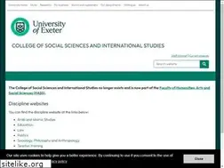 Sites similar to socialsciences.exeter.ac.uk