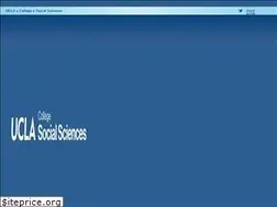 Sites similar to socialsciences.ucla.edu