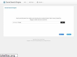Sites similar to socialsearchengine.org