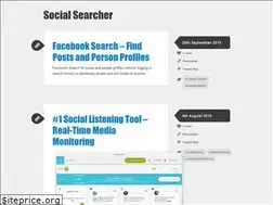 Sites similar to socialsearcher.tumblr.com
