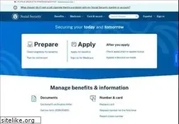 Sites similar to socialsecurity.gov