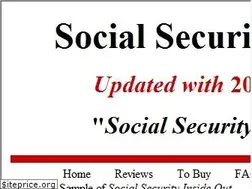 Sites similar to socialsecurityinsideout.com