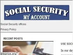 Sites similar to socialsecuritymyaccount.net