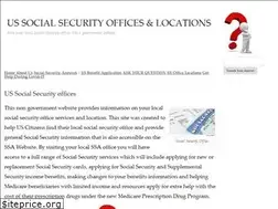 Sites similar to socialsecurityoffices.us