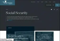 Sites similar to socialsecurityreform.org