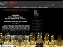 Sites similar to socialspacejournal.eu