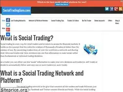 Sites similar to socialtradingguru.com