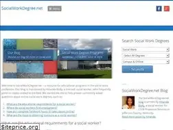 Sites similar to socialworkdegree.net