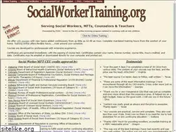 Sites similar to socialworkertraining.org