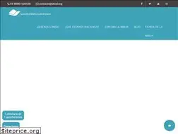 Sites similar to sociedadbiblicacolombiana.com