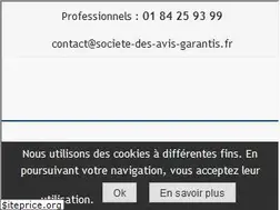 Sites similar to societe-des-avis-garantis.fr