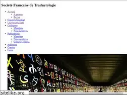 Sites similar to societe-francaise-traductologie.com
