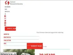 Sites similar to societederecherchesurlecancer.ca
