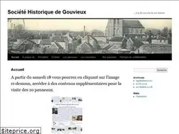 Sites similar to societehistoriquedegouvieux.fr