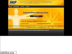Sites similar to society-of-nlp.net