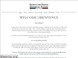 Sites similar to societyforfrenchhistoricalstudies.net