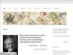 Sites similar to societyforthehistoryofastronomy.com