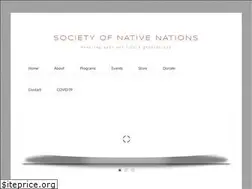 Sites similar to societyofnativenations.org