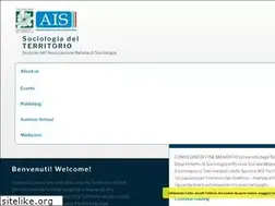 Sites similar to sociologiadelterritorio.it