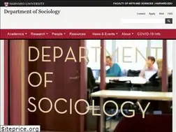 Sites similar to sociology.fas.harvard.edu
