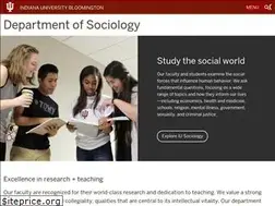 Sites similar to sociology.indiana.edu