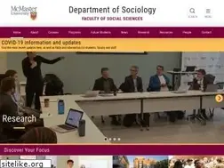 Sites similar to sociology.mcmaster.ca