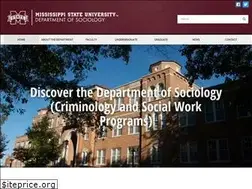 Sites similar to sociology.msstate.edu