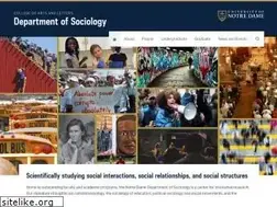 Sites similar to sociology.nd.edu