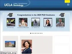 Sites similar to sociology.ucla.edu