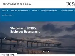 Sites similar to sociology.ucsd.edu
