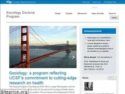 Sites similar to sociology.ucsf.edu
