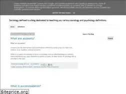 Sites similar to sociologydefined.blogspot.com
