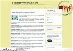 Sites similar to sociologytwynham.com