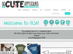 Sites similar to socuteappliques.com