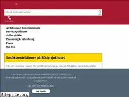 Sites similar to sodersjukhuset.se