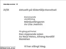 Sites similar to sodertaljekonsthall.se