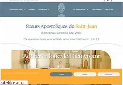 Sites similar to soeursapostoliquesdesaintjean.com