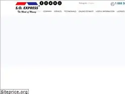 Sites similar to soexpressmoving.com