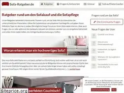 Sites similar to sofa-ratgeber.de