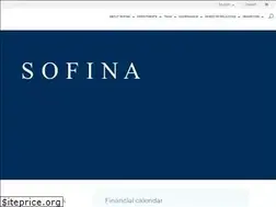 Sites similar to sofina.be