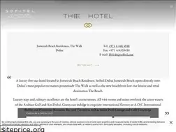 Sites similar to sofitel-dubai-jumeirahbeach.com