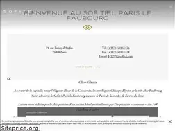 Sites similar to sofitel-paris-lefaubourg.com