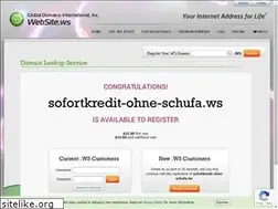 Sites similar to sofortkredit-ohne-schufa.ws