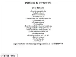 Sites similar to sofortkredite.de