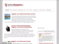 Sites similar to sofortratgeber.de