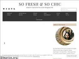 Sites similar to sofreshandsochic.com